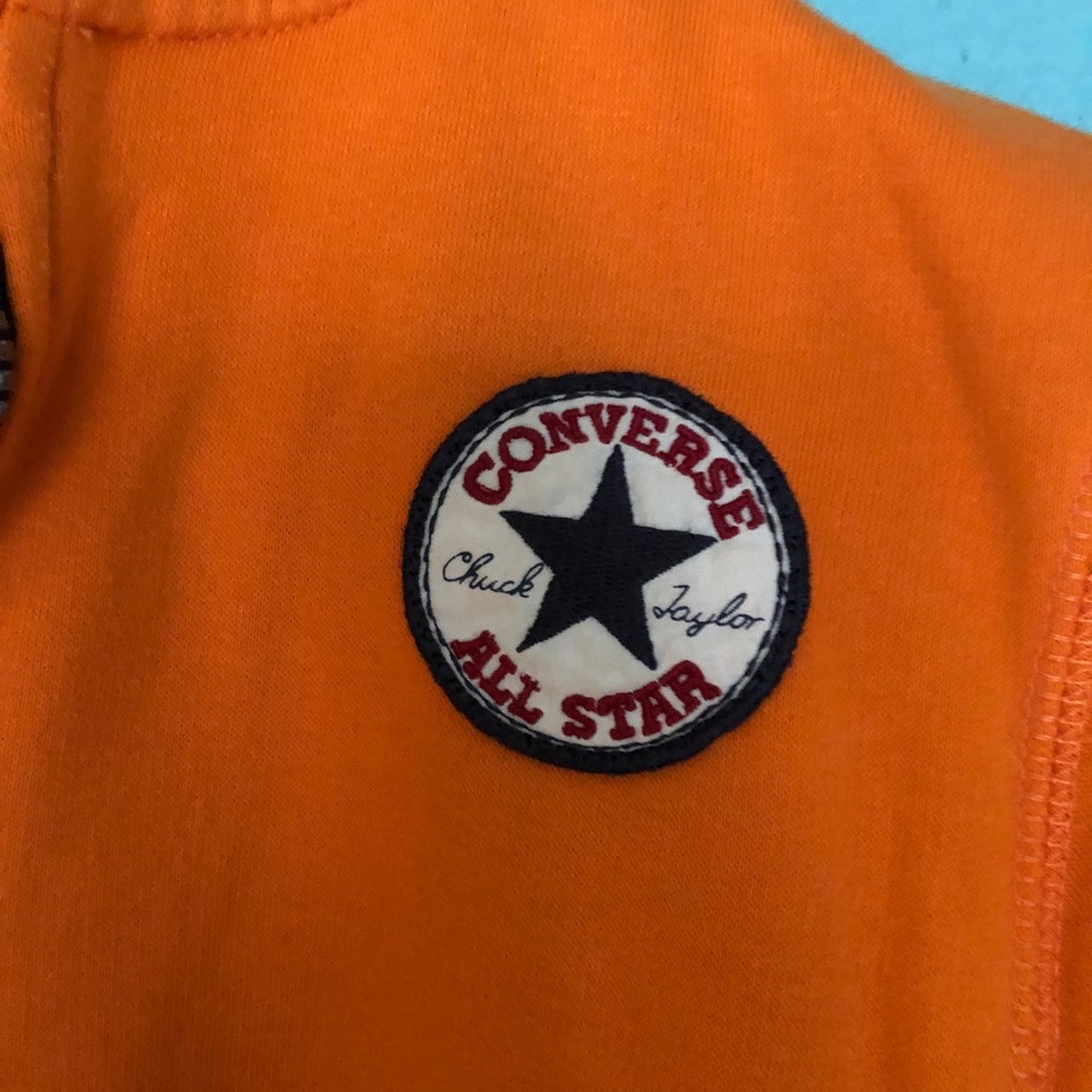 Vintage Converse All Stars Crop Hoodie Sweater